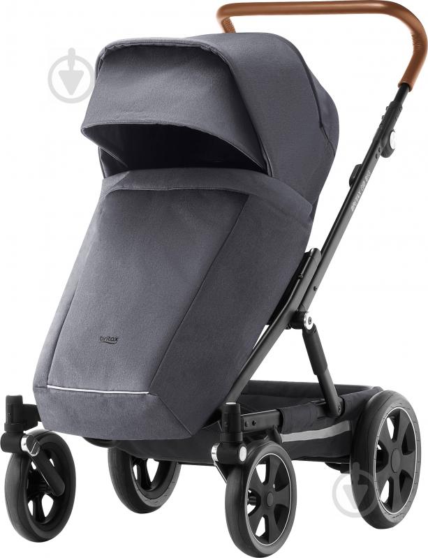 Коляска прогулочная Britax GO BIG 2 Graphite Melange/Cognac/Black 2000031045 - фото 4