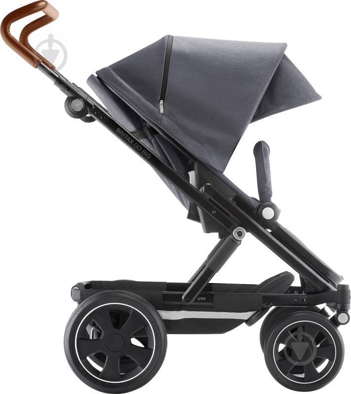 Коляска прогулочная Britax GO BIG 2 Graphite Melange/Cognac/Black 2000031045 - фото 8