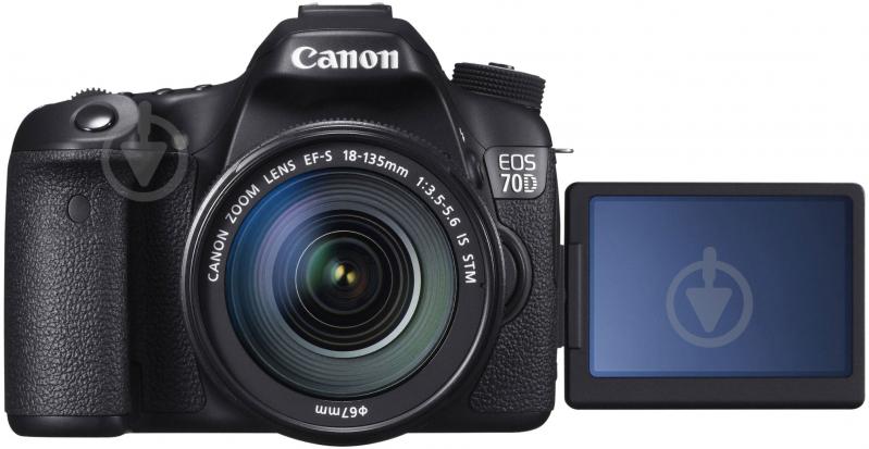 Фотоапарат Canon EOS 70D 18-135 IS STM Wi-Fi black - фото 5