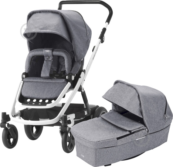 Коляска універсальна 2 в 1 Britax GO NEXT 2 Grey Melange/White 2000029409 - фото 12