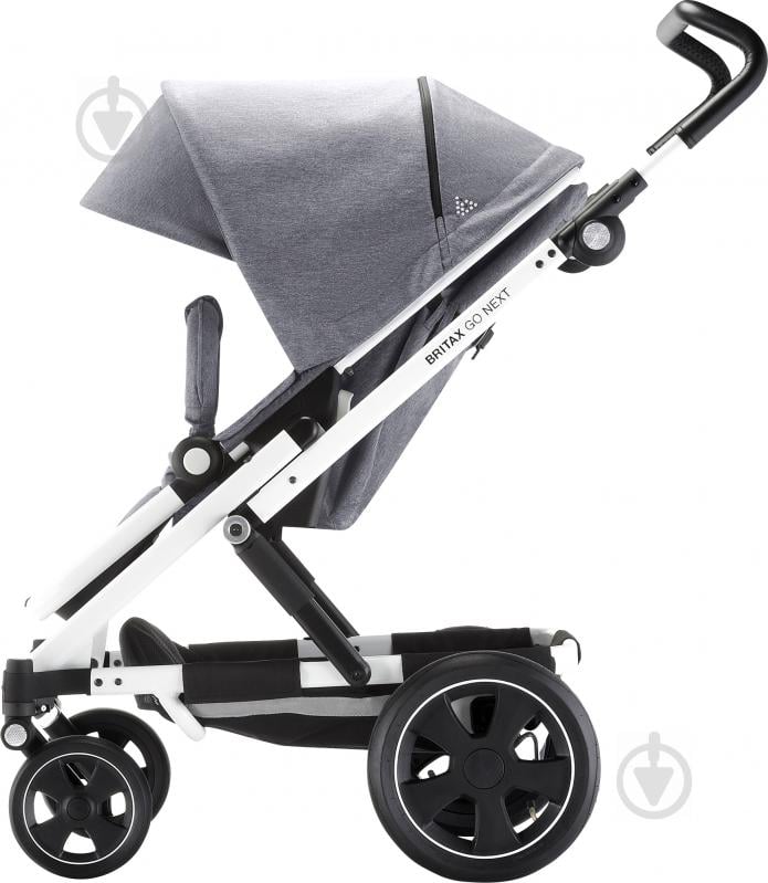 Коляска універсальна 2 в 1 Britax GO NEXT 2 Grey Melange/White 2000029409 - фото 11