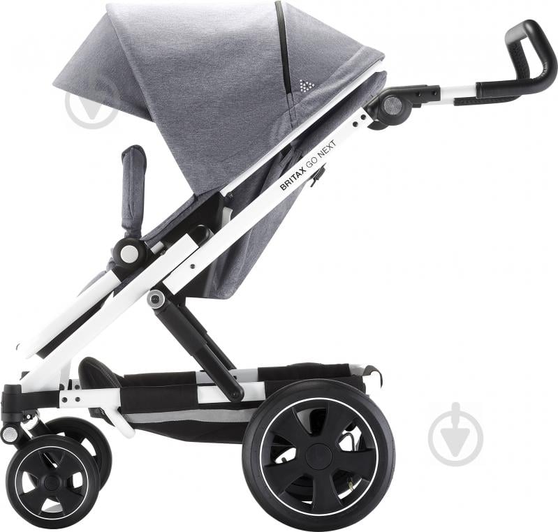 Коляска універсальна 2 в 1 Britax GO NEXT 2 Grey Melange/White 2000029409 - фото 9