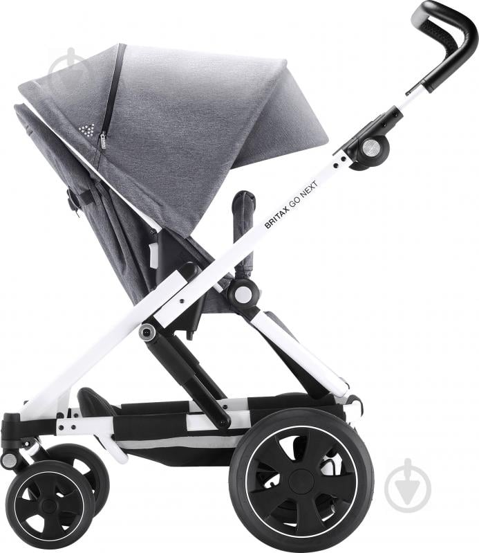 Коляска універсальна 2 в 1 Britax GO NEXT 2 Grey Melange/White 2000029409 - фото 7