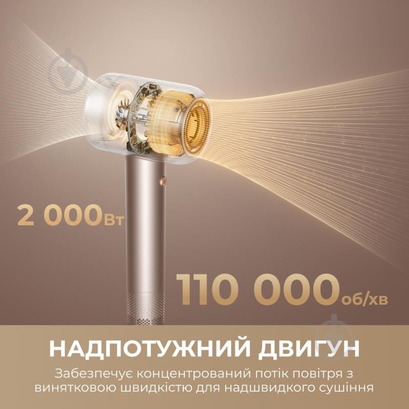 Фен DREAME Gusto G40 Titanium (AHG40A-TI) - фото 4