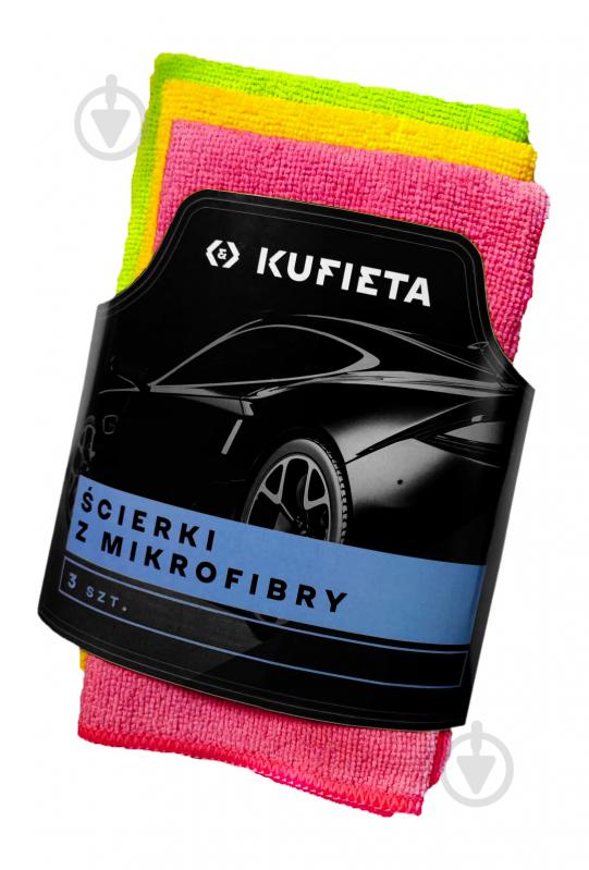 Набір мікрофібр 40х40 220G/M2 MIX COLOR Kufieta шт. - фото 1