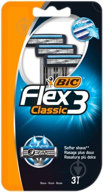Станок для бритья BIC Flex 3 Classic 3 шт. - фото 2