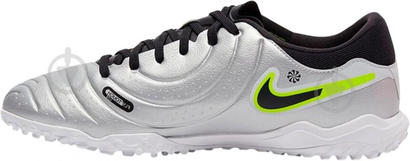 Сороконожки Nike Tiempo Legend 10 Academy TF DV4342-001 р.44 серебряный - фото 2