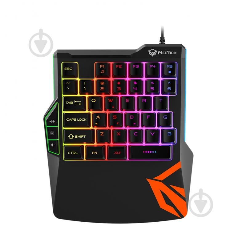 Клавиатура игровая Meetion KB015 (MT-KB015-A) black/orange - фото 1