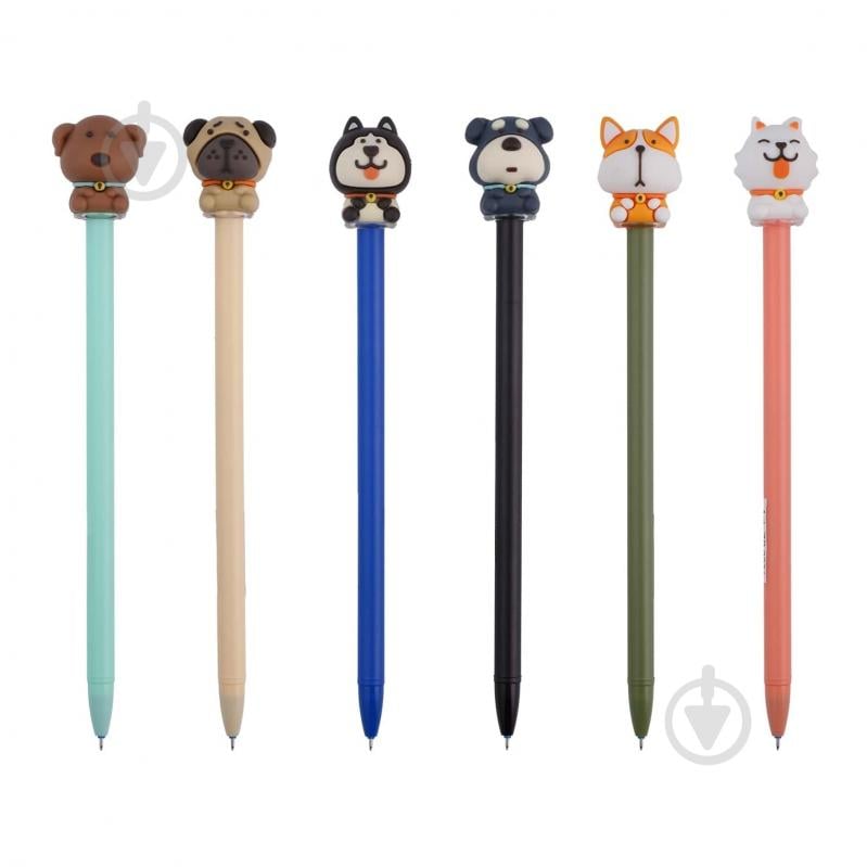 Ручка гелевая ZiBi Пиши-стирай Dogs 0,5 мм синяя - фото 2 Ручка гелевая ZiBi Пиши-стирай Dogs 0,5 мм синяя - фото 2