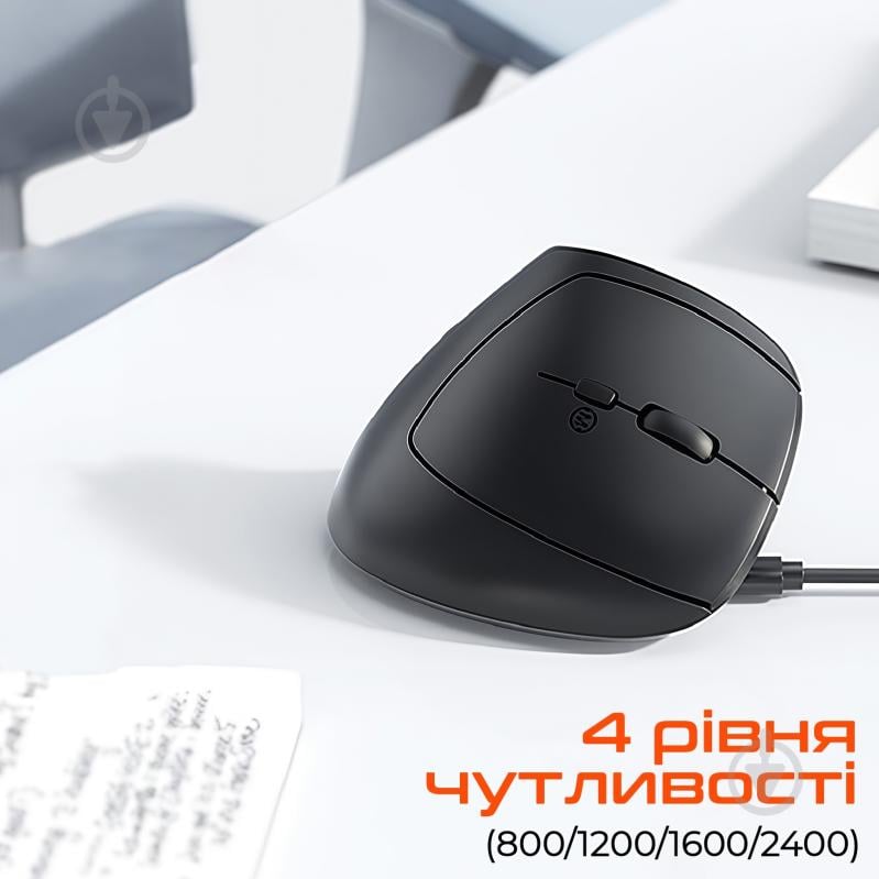 Мишка бездротова Meetion BTM008 black (MT-BTM008-A) - фото 3 Мишка бездротова Meetion BTM008 black (MT-BTM008-A) - фото 3