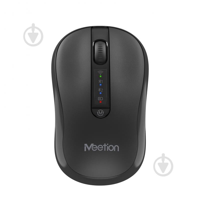 Мишка бездротова Meetion black (MT-BTM185R-A) - фото 1 Мишка бездротова Meetion black (MT-BTM185R-A) - фото 1