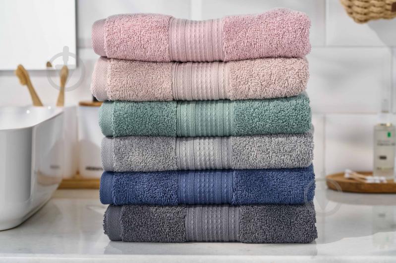Полотенце махровое SuperSoft 50x90 см синий ARDESTO - фото 3