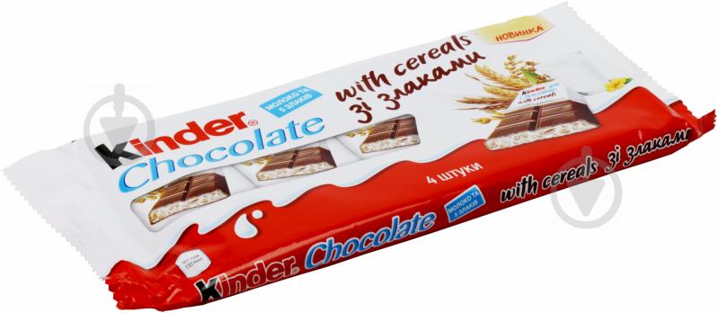 Шоколад Kinder Кантрі зі злаками 4х23,5 г (8000500167656) - фото 2