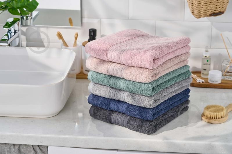 Рушник махровий SuperSoft 70x140 см синій ARDESTO - фото 5 Рушник махровий SuperSoft 70x140 см синій ARDESTO - фото 5