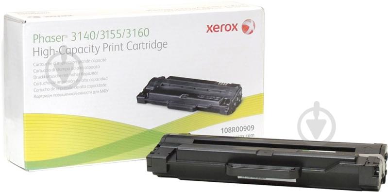 Картридж Xerox Phaser 108R00909 черный - фото 1 Картридж Xerox Phaser 108R00909 черный - фото 1