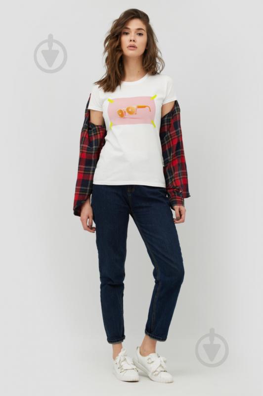 Футболка YAPPI Basic WW1050 р.L білий - фото 2