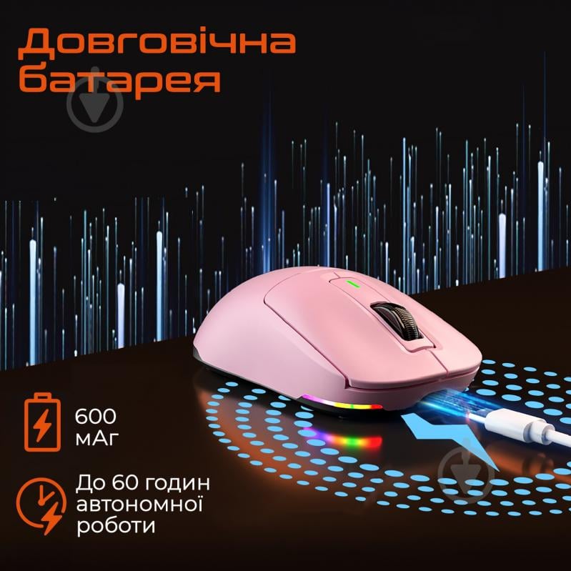 Игровая мышь Meetion black (MT-GW24-A) - фото 6 Игровая мышь Meetion black (MT-GW24-A) - фото 6