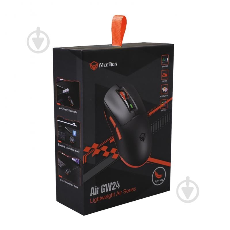 Игровая мышь Meetion black (MT-GW24-A) - фото 8 Игровая мышь Meetion black (MT-GW24-A) - фото 8
