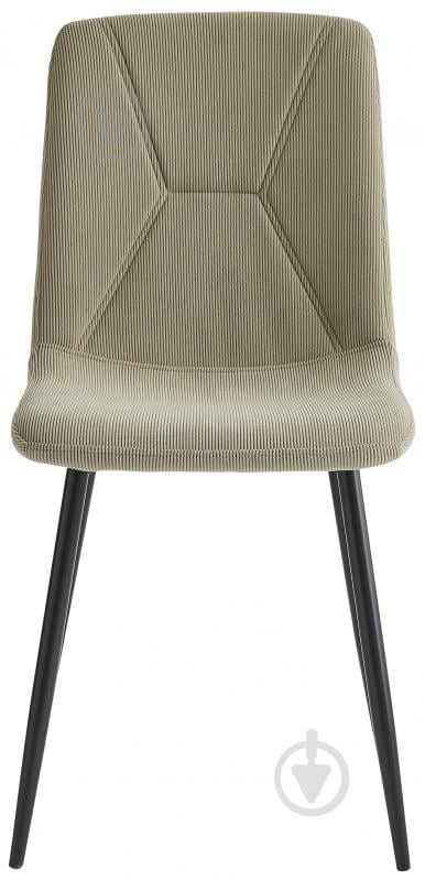 Стул Fly FS16 velvet Cappuccino-23 капучино / черный - фото 2