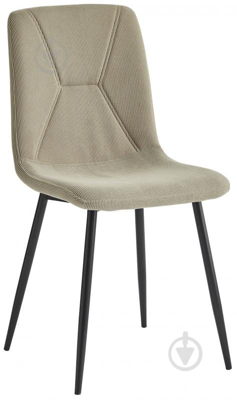 Стул Fly FS16 velvet Cappuccino-23 капучино / черный - фото 1