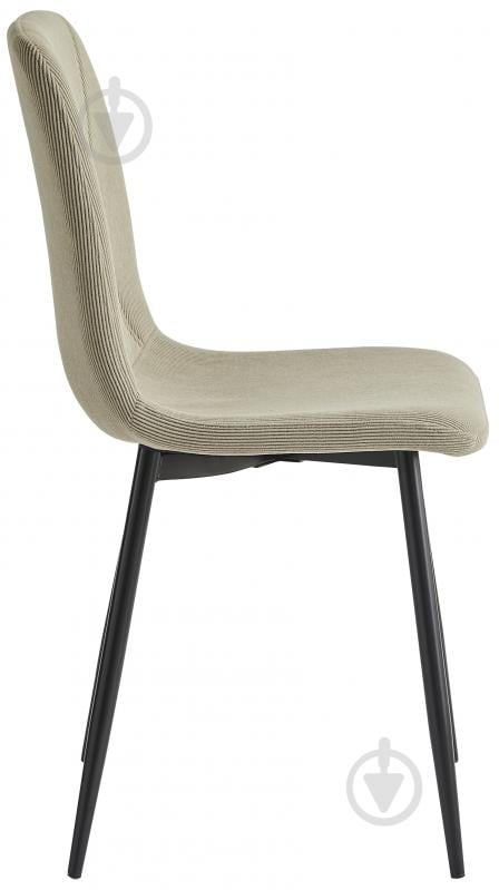 Стул Fly FS16 velvet Cappuccino-23 капучино / черный - фото 3