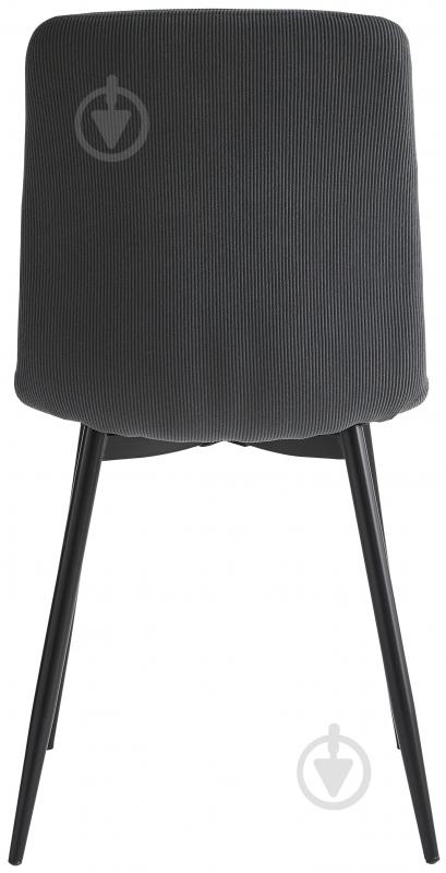 Стілець Fly FS16 velvet Grey-38 сірий / чорний - фото 4