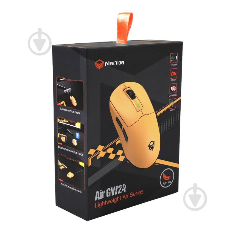 Игровая мышь Meetion yellow (MT-GW24-Y) - фото 8 Игровая мышь Meetion yellow (MT-GW24-Y) - фото 8