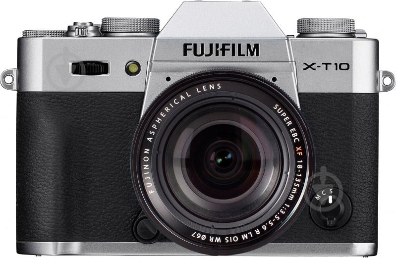 Фотоаппарат Fujifilm X-T10 + XF 18-135mm Kit silver - фото 1