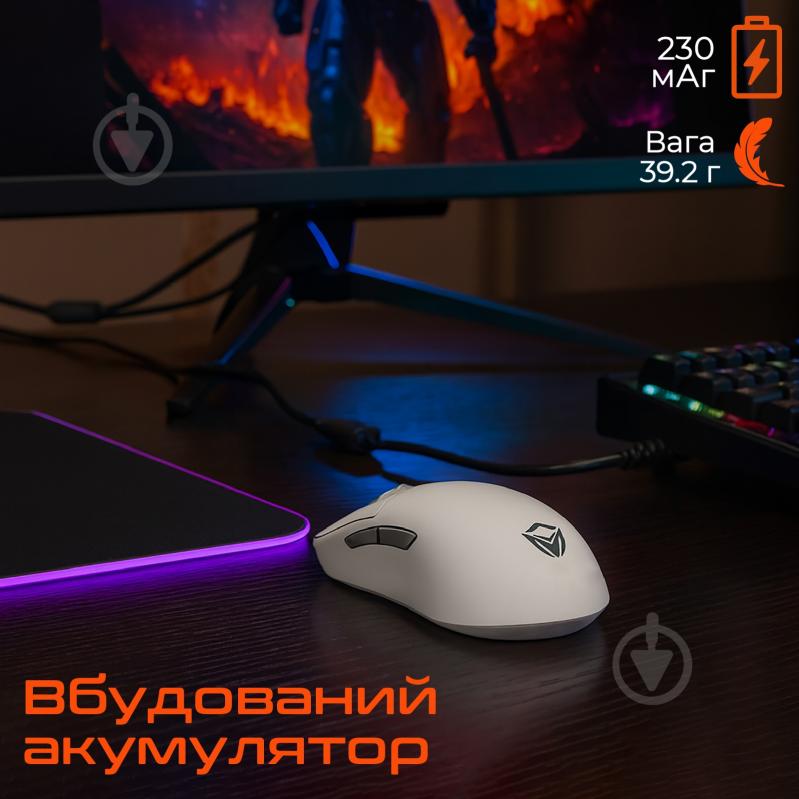 Игровая мышь Meetion white (MT-GW40-B) - фото 6