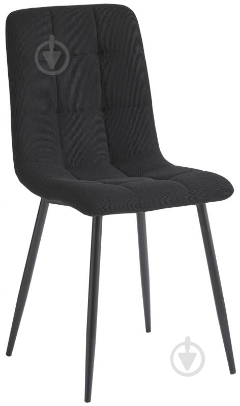 Стул Fly FS1 velvet Black-19 черный / черный - фото 1