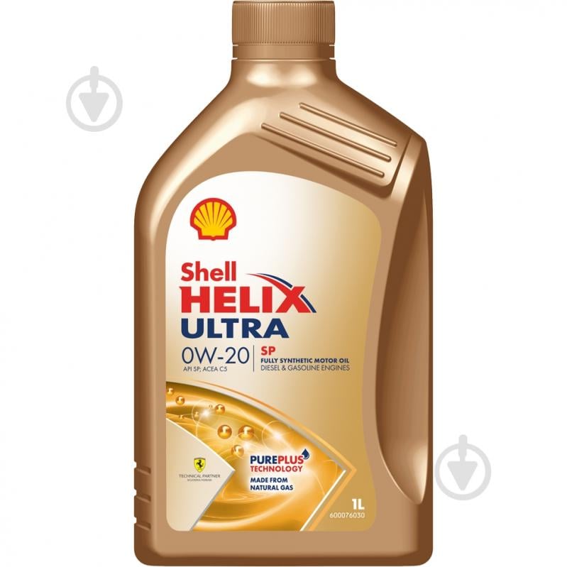 Моторное масло синтетическое SHELL Helix Ultra SP 0W-20 1 л (ТОВ-У512787) - фото 1