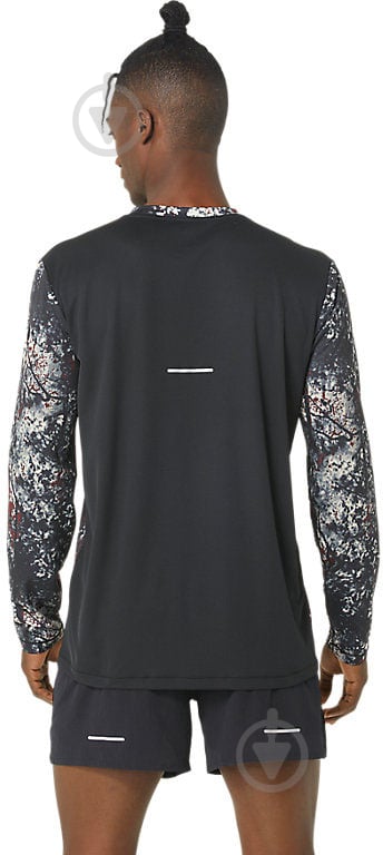 Футболка Asics ALL OVER PRINT LS TOP 2011C880-001 р.XL черный - фото 2