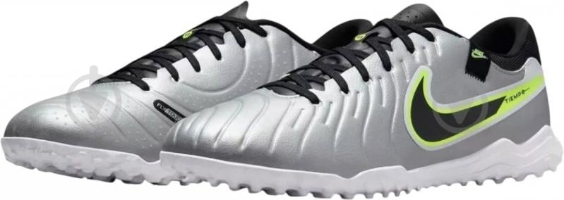 Сороконожки Nike Tiempo Legend 10 Academy TF DV4342-001 р.42 серебряный - фото 7 Сороконожки Nike Tiempo Legend 10 Academy TF DV4342-001 р.42 серебряный - фото 7