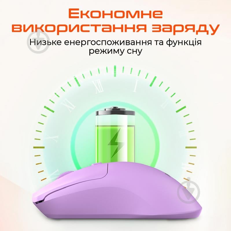 Мишка бездротова Meetion R546 purple (MT-R546-Z) - фото 5 Мишка бездротова Meetion R546 purple (MT-R546-Z) - фото 5
