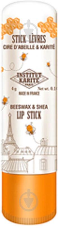 Помада гігієнічна для губ Institut Karite з бджолиним воском і маслом ші 906458-IK 4 г - фото 1