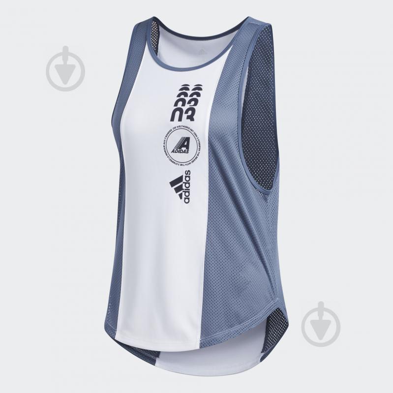 Майка Adidas MOTO GRAPH TANK EA3237 р.XS белый - фото 1