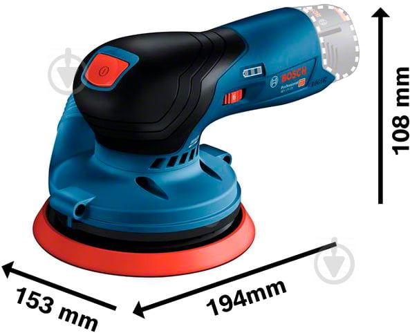 Эксцентриковая шлифмашина Bosch Professional GEX 12V-125 0601372101 - фото 9