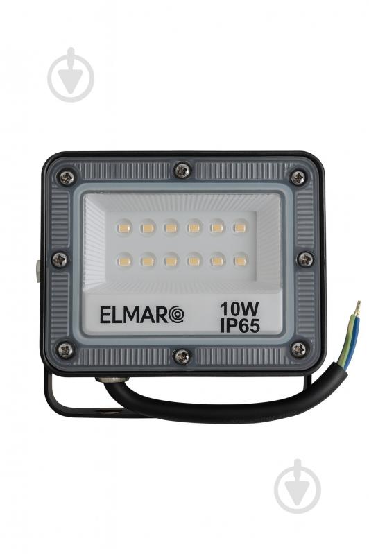 Прожектор світлодіодний Elmar SFL 10 Вт IP65 темно-сірий SFL.10.6400.IP65 - фото 1