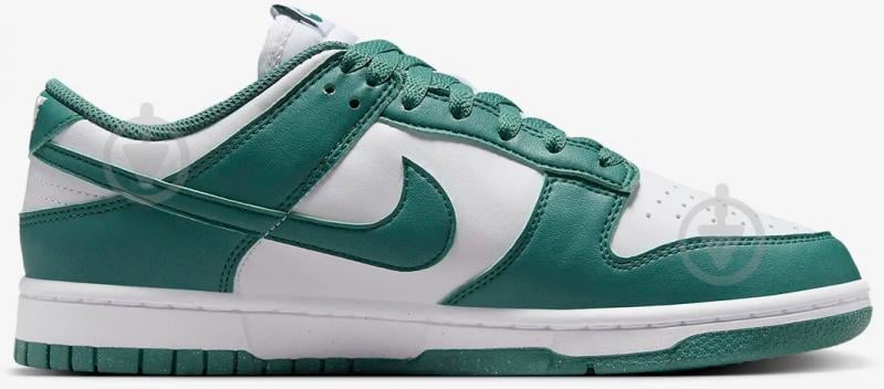 Кроссовки женские демисезонные Nike Dunk Low DD1873-107 р.39 бело-зеленые - фото 1