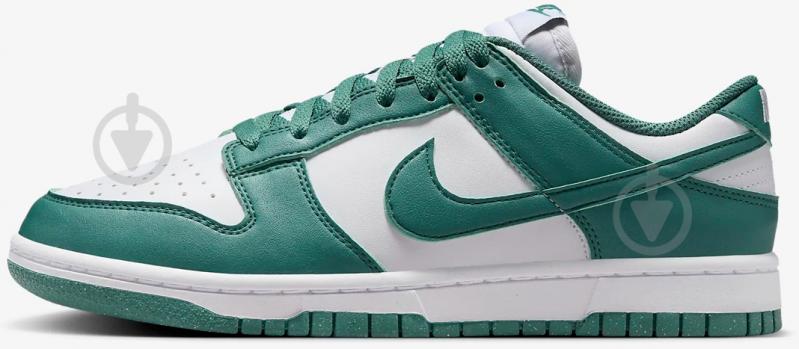 Кроссовки женские демисезонные Nike Dunk Low DD1873-107 р.39 бело-зеленые - фото 2