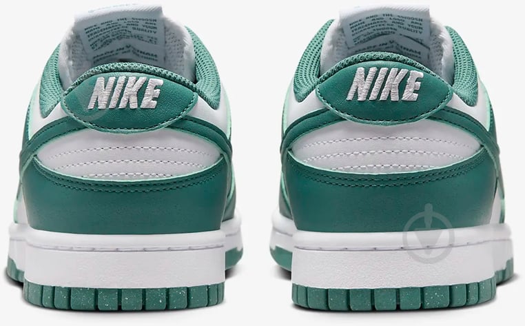 Кроссовки женские демисезонные Nike Dunk Low DD1873-107 р.39 бело-зеленые - фото 4