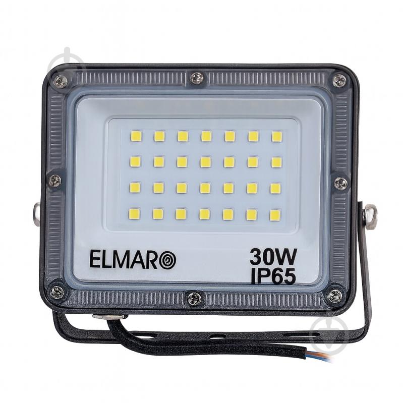 Прожектор светодиодный Elmar SFL 30 Вт IP65 темно-серый SFL.30.6400.IP65 - фото 1 Прожектор светодиодный Elmar SFL 30 Вт IP65 темно-серый SFL.30.6400.IP65 - фото 1