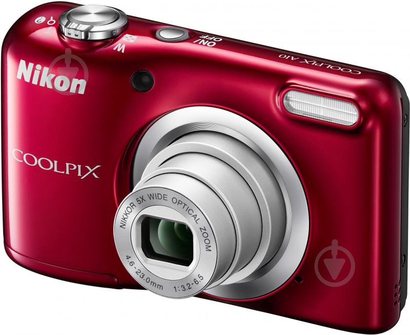 Фотоаппарат Nikon Coolpix A10 red - фото 3