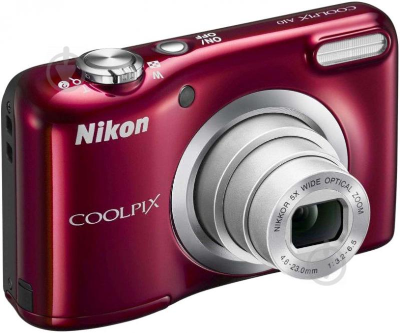 Фотоаппарат Nikon Coolpix A10 red - фото 2