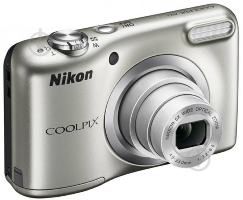 Фотоапарат Nikon Coolpix A10 silver - фото 3