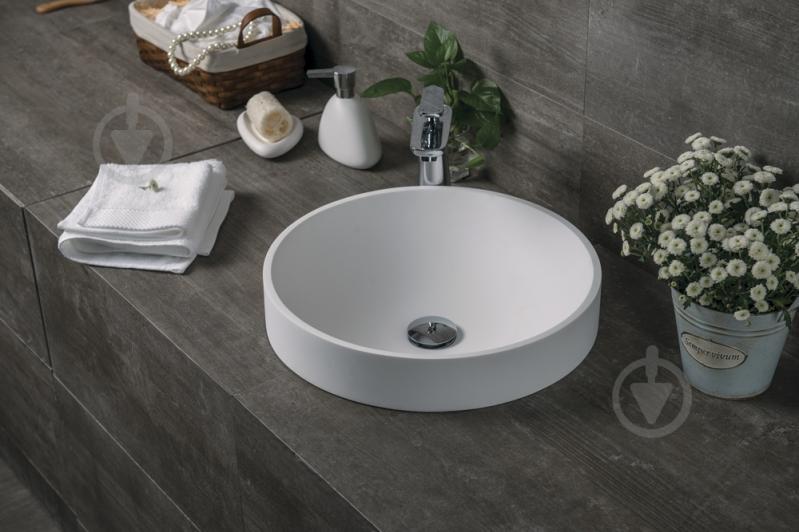 Умивальник Alex Baitler Solid Surface 435х435х130 - фото 3 Умивальник Alex Baitler Solid Surface 435х435х130 - фото 3