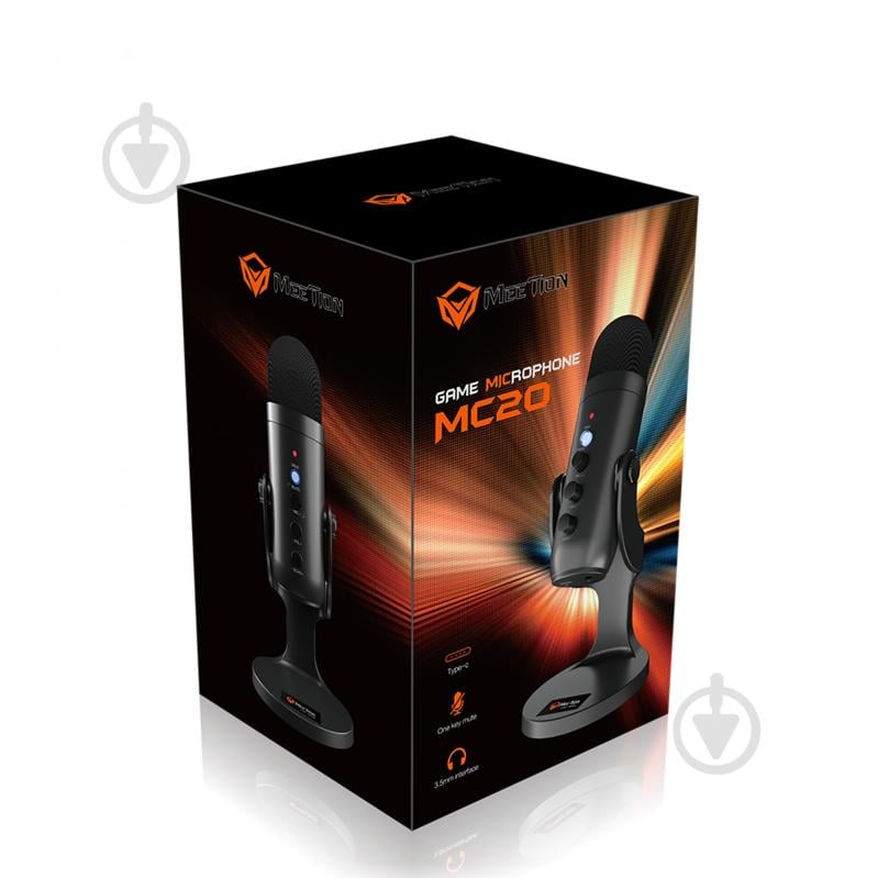 Мікрофон Meetion MC20 (MT-MC20-A) - фото 8 Мікрофон Meetion MC20 (MT-MC20-A) - фото 8