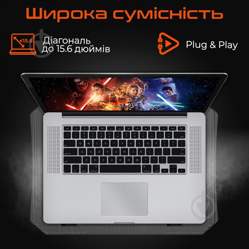 Подставка для ноутбука Meetion CP3030 (MT-CP3030-A) - фото 6