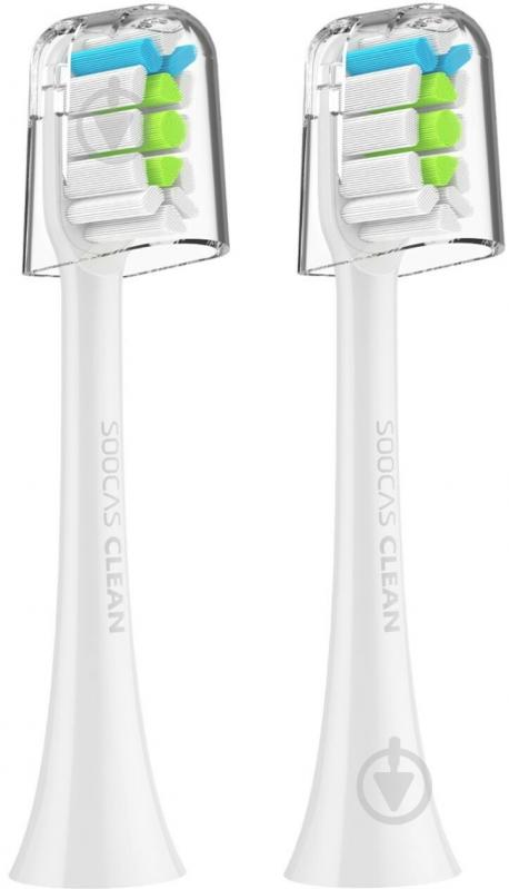 Насадка для електричної зубної щітки Soocas D5 white 2 шт (967616) - фото 1 Насадка для електричної зубної щітки Soocas D5 white 2 шт (967616) - фото 1