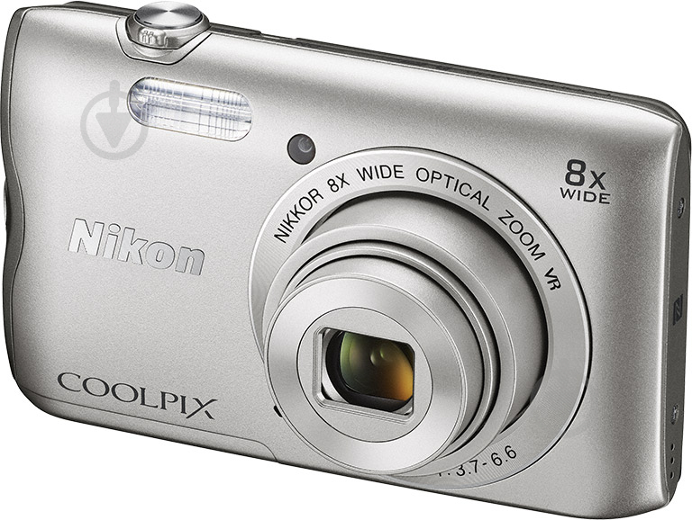 Фотоаппарат Nikon Coolpix A300 silver - фото 2